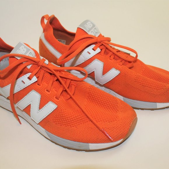 New Balance Rev Lite 247 Orange White Mesh Sneakers Shoes SAMPLE Men Size 10.5 ? - Picture 12 of 12